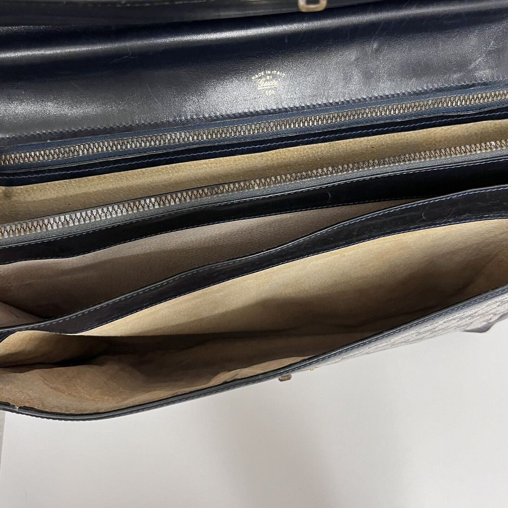 Gucci Black and Gray Monogram Briefcase - Picture 9 of 16